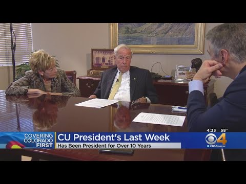 CU President Bruce Benson's Final Week On The Job