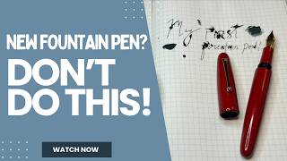 New to Fountain Pens? Watch This Before You Use one!