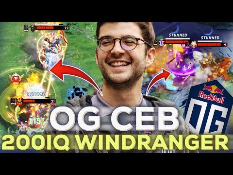OG.Ceb 100% Winrate Windranger - Amazing 200 IQ Shackleshots on Stockholm Major 2022 Dota 2