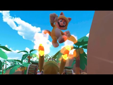 Mario Kart Tour: Cat Mario Gameplay (#42) - GCN Dino Dino Jungle T