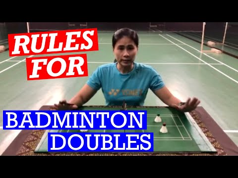 RULES FOR PLAYING BADMINTON DOUBLES- Avoid penalties by knowing the rules of the game #badminton