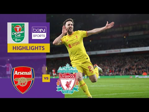Arsenal v Liverpool | Carabao Cup SF 21/22 Match Highlights