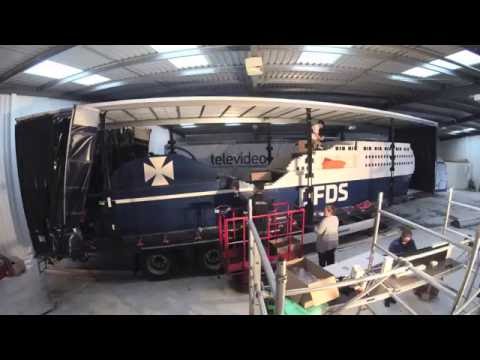 Video bij:DFDS Lego ferry even in Oldenzaal