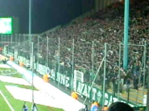 Saint Etienne - Le Havre 06.12.2008 Football ambiance KOP echanges