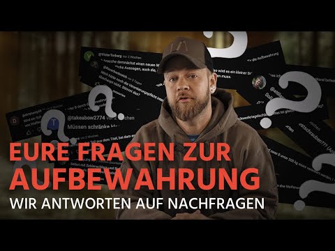 Waffenschränke und Aufbewahrung von Waffen und Munition Part 2 - Eure Fragen hier die Antworten!