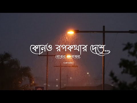 Kono Rupkothar Deshe (কোনও রুপকথার দেশে) I Bojhena Se Bojhena Lyrics Song [Lofi Song] I Be Happy