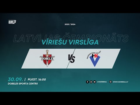 ZRHK TENAX Dobele - HK Vaiņode | Vīriešu handbola virslīga | Latvijas čempionāts 2023/2024