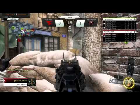 [G3] CWL Stage 1 Week 1 | Rise Nation vs FaZe Clan | 1-12-16