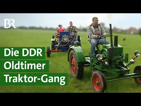 Sammler Leidenschaft: Diese Männer lieben ihre DDR Eigenbau Traktoren - Oldtimer | Unser Land | BR