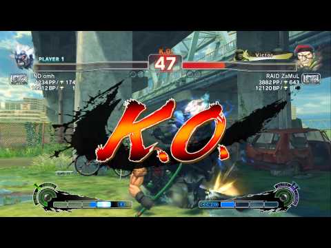 USF4 - IND omh (Oni) vs RAID ZaMuL (Rolento)