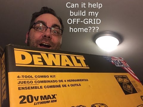 Unboxing DEWALT 20V MAX 4 Tool Combo Kit UNBOXING -  Part 1