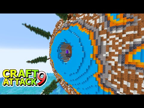 Sulfur Lake Biome COMPLETED! - Minecraft Craft Attack 9 #63