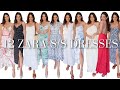 12 ZARA SPRING SUMMER DRESSES | OCCASION WEAR & CASUAL DAY | NEW IN HAUL