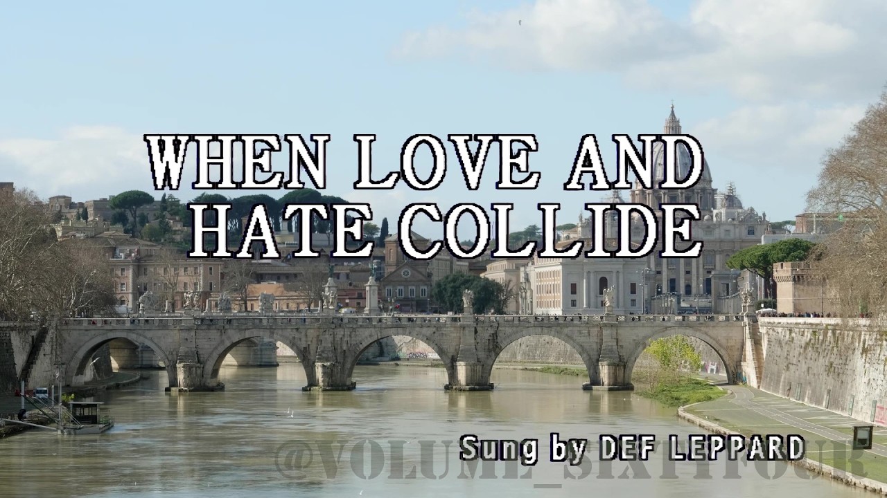 Def Leppard - When Love And Hate Collide || Karaoke/Lyrics/Instrumental