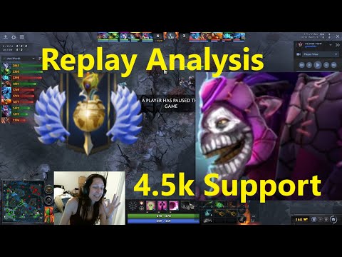 Pos 4 Dazzle Replay Analysis, 3.8k avg game, Patch 7.40