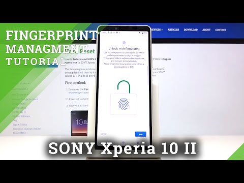 How to Add Fingerprint in Sony Xperia 10 II – Set Up Fingerprint Lock