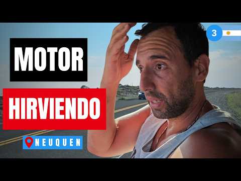 La PATAGONIA nos puso a PRUEBA: Motor hirviendo y problemas eléctricos en Neuquén. #vanlife