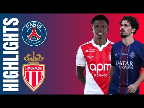 PSG VS AS Monaco | Full Match Highlights 