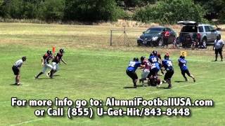 preview picture of video '6-30-12 Rochelle vs Lohn (Highlights) Alumni Football USA'