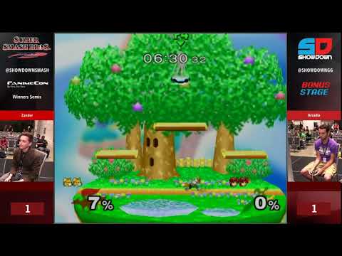 FanimeCon Bonus Stage: Melee - Winners Semis: Zander (Fox) vs Arcadia (Marth)