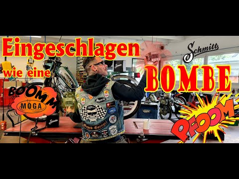 Wie eine Bombe eingeschlagen. DER Sachs 504 505 Schmitt Moped Zylinder