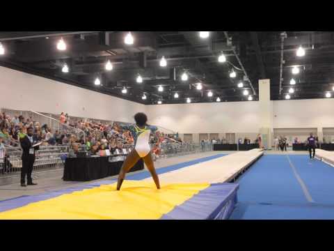 Devin Parris 2nd Tumbling Pass 2017 USAG Championships
