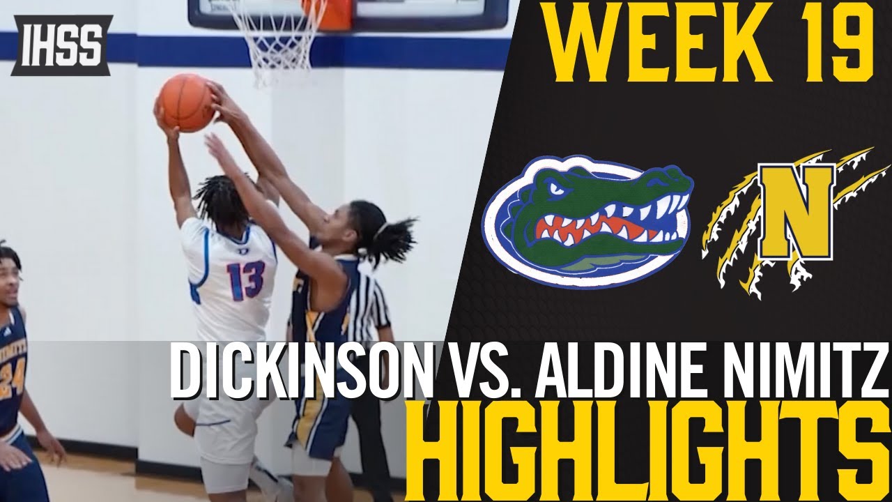 Dickinson Dominates Nimitz 83-37 in Thrilling 6A Basketball Matchup