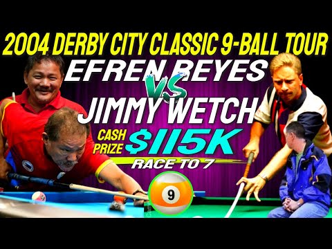 The Unbelievable Match That Shook the 2004 Derby City Classic | Efren Reyes vs. Jimmy Wetch