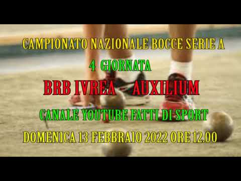 Bocce : Promo BRB Ivrea - Auxilium Saluzzo Campionato Serie A 2022