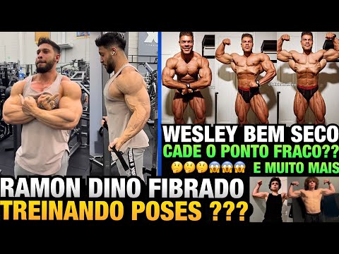 RAMON FIBRADO E TREINANDO POSES + WESLEY MUITO SECO MAS ESCONDENDO COSTAS , POSTERIOR E GLUTEO