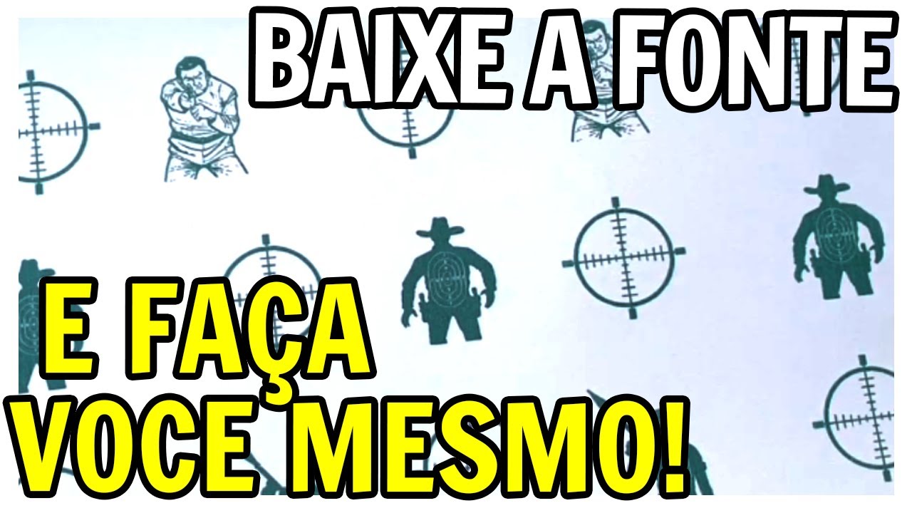 COMO IMPRIMIR ALVOS PARA TIRO RECREATIVO