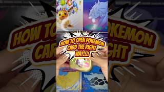 How to open pokemon packs the right way - pt 15 #pokemon #pokemontcg #pokemoncards