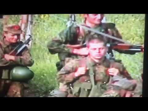Kosovo Army in 1999 going to fight against Serbian Occupants