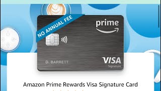 Chase Amazon Prime Credit Card:  My First Chase Credit Card!  5/24 No Problem!