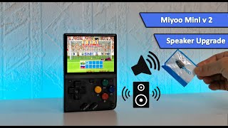miyoo mini v2 speaker upgrade mod hand gaming mods