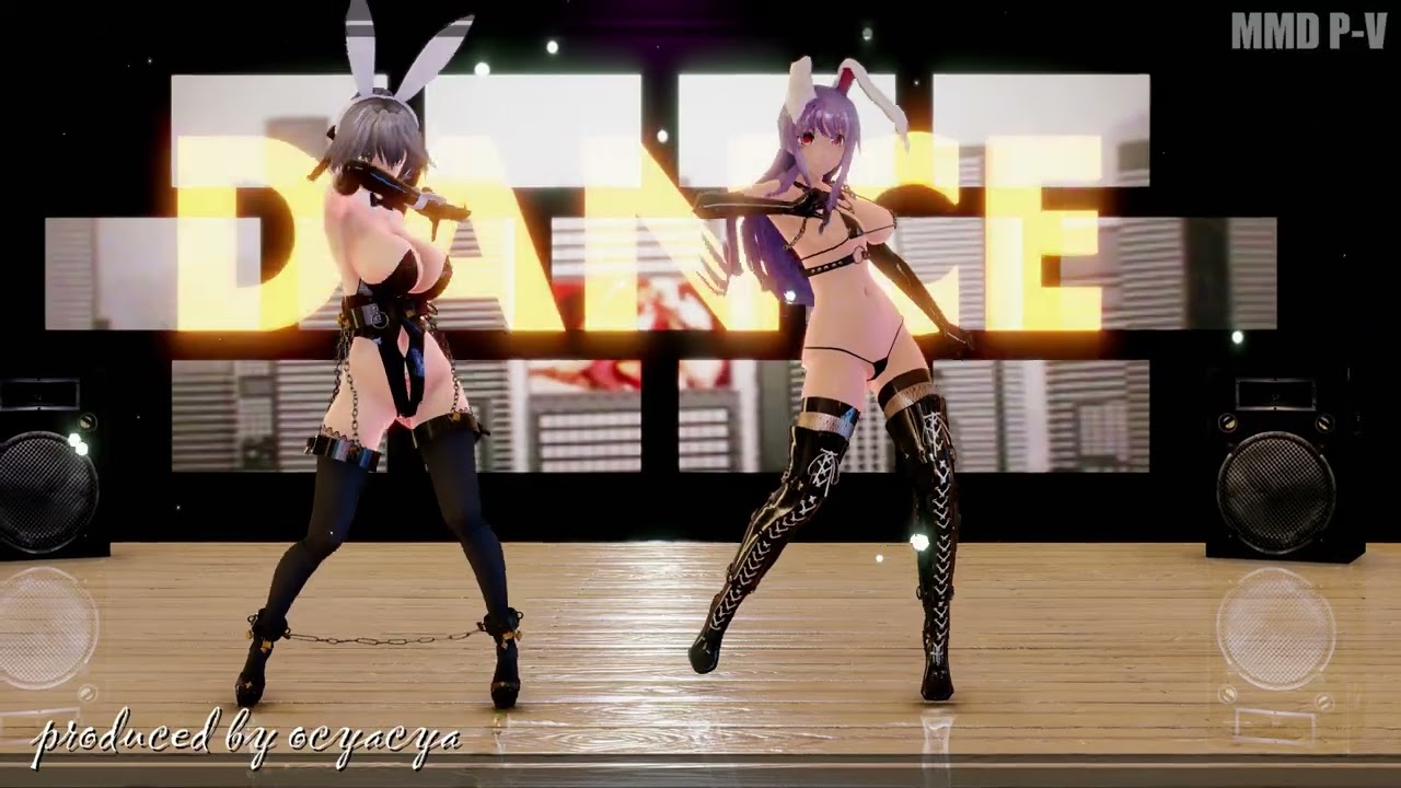 【東方MMD】-咲夜さんと優曇華さんバニーでLADY CRAZY-