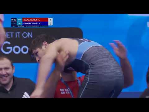 GR 67KG Semi Final | Hleb Makaranka (Uww) Vs Anri Khozrevanidze (Geo) | U23 World Championship 2025