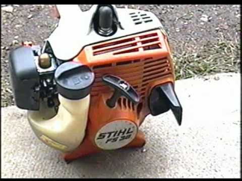 Easy Repair on STIHL FS38 Grass Trimmer - Clogged Spark Arrester