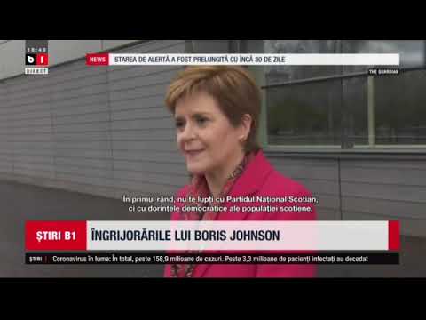 BORIS JOHNSON, INGRIJORAT DUPA VICTORIA NATIONALISTILOR SCOTIENI_Stiri B1_10 mai 2021