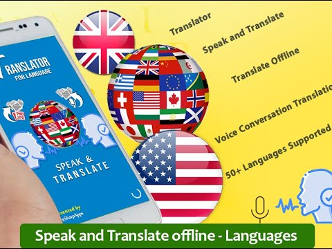 Speak and Translate offline Video