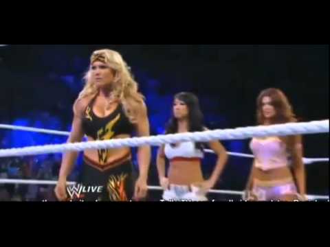 WWE Raw 24 05 11 -  8 Diva Tag Team Match & Kharma