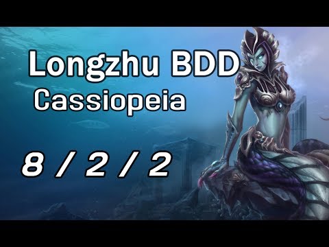 Longzhu BBD Cassiopeia 8/2/2 vs Mid Corki