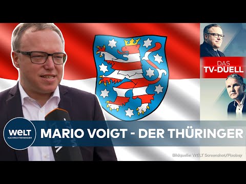 TV-DUELL AUF WELT: Der echte Thüringer Mario Voigt - Ein Kandidat, den keiner kennt