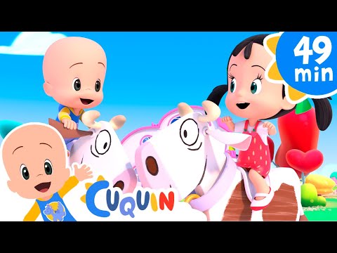 A vaca Laura 🐮 e mais músicas infantis de Cleo e Cuquin - Família Telerín