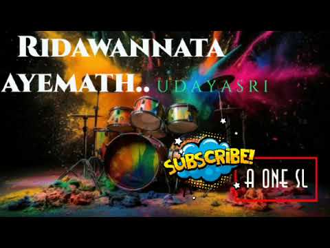 udayasri...best song#trending ridawannata ayemath#song