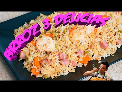 Arroz tres delicias chino