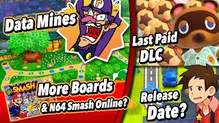 DATAMINE: Mario Party Superstars Getting DLC Boards? + No More Paid DLC for AC; Advance Wars Dated?