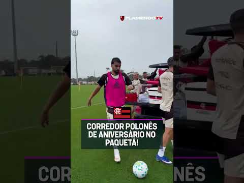 ANIVERSÁRIO DO PAQUETÁ E NÃO PODIA FALTAR O CORREDOR POLONÊS!! 🔴⚫ #shorts