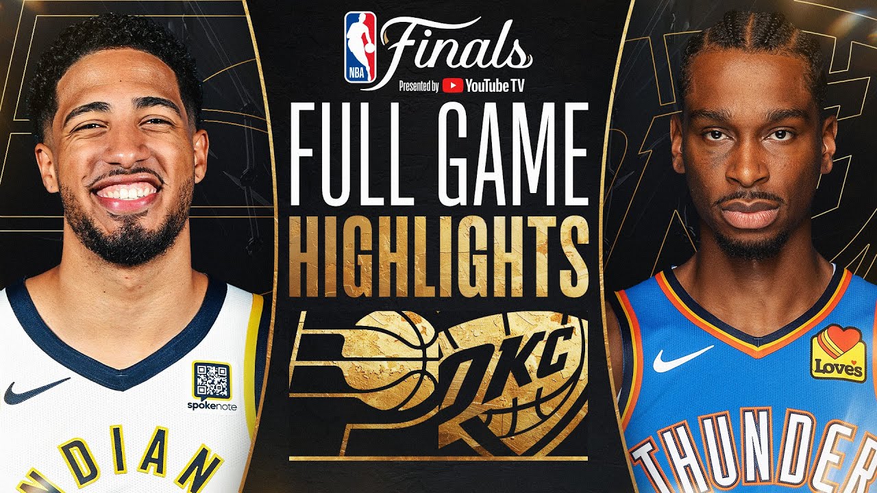 #4 PACERS at #1 THUNDER | NBA FINALS GAME 2 HIGHLIGHTS | June 8, 2025