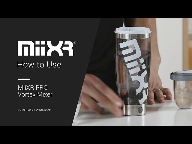 زجاجة برو شيكر من بروميكس برو | قابلة لإعادة الشحن وقوية للحصول على خليط بروتين ناعم| تحتوي على مساحة مكملة للتخزين - خالية من مادة البيسفينول ايه | كوب سعة 20 اونصة، ستانلس ستيل